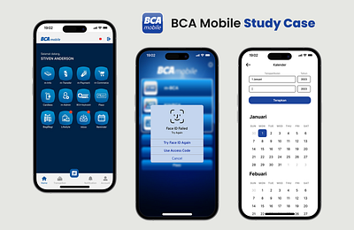 BCA Mobile Banking App banking bca case design experience finance interface mobile money study study case ui ux