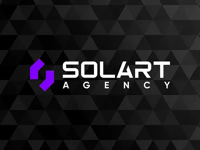 SolArt Agency Logo Design branding crypto graphic design logo logo design modern nft solana tech logo