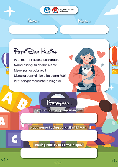 Poster Pembelajaran #1 animation design education poster