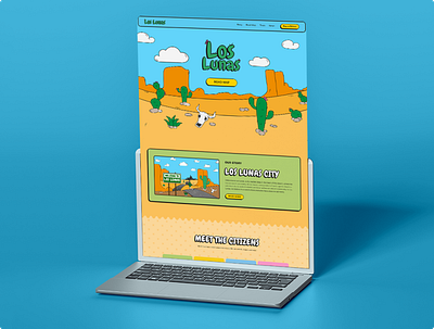 UI UX Design | Landing Page Design | NFT Game cartoon website illustration landing page landing page design nft website design ui ui ux design uiux web design website design