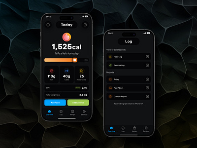 Calorie Counter Application app app design calorie counter calories tracker app diet diet plan diet planning app fitness mobile mobile app design mobile app ui nutrition nutrition app nutrition counter ui ui design