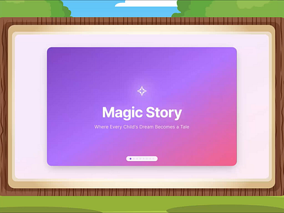 Magic Story - AI Story Creator aiadventure aistorytelling branding childrensstories figma figmadesign interactivelearning personalizedlearning uidesign uiux