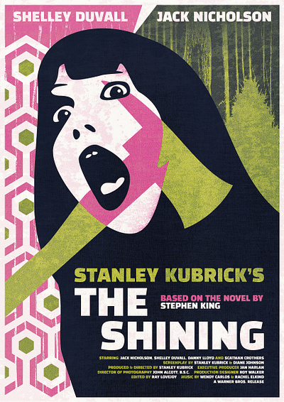 THE SHINING book color colors design graphic design illustration movie movieposter poster theshining vector