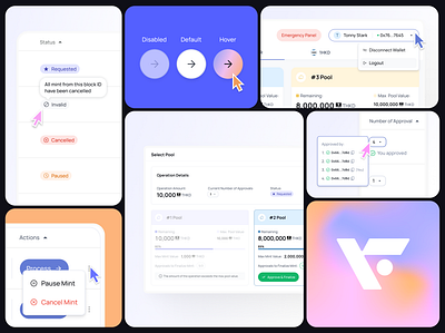 Ratifier Dashboard Platform - UX/UI solutions bitcoin blockchain branding btc crypto design cryptocurrency design eth ethereum graphic design illustration ui ux