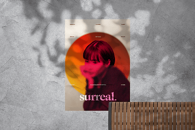 Surreal – A Portrait Beyond Reality abstract aesthetic dream fashion graphic design illustrator minimalistic music photoshop reality