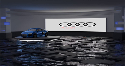 Audi RS8 Showcase - 3D Blender & Animation 3d 3d design after effect animation audi audi rs8 blender blue car cgi cinematic modeling motion motion design motion graphics presentation render showcase visualization water