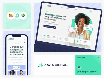 Prata Digital - Novo site brazil finance illustrations landingpage money ui uidesign uxui webdesign website