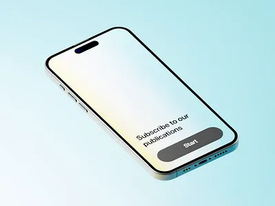 Animated 3D mockup for a mobile app UI 3d abstract after effects animation branding cinema4d design graphic design illustration interface ios isometric minimal mobileapp motion graphics notification onboarding signup ui ux