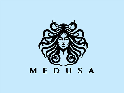 Medusa Logo alcon logo america curly waves finance freedom girl face godness head medusa medusa for sale medusa logo nails outdoor real estate rounded skincare snake stylish wellness woman