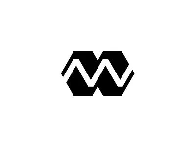 MW Monogram brand identity branding identity logo mark negative space symbol visual identity