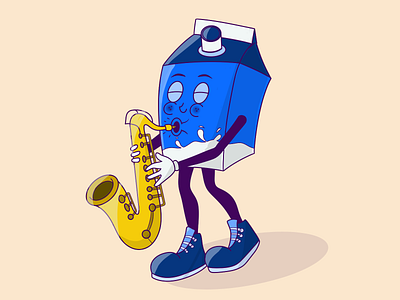 Jazz by The Milk Box Man cartoon cartoon illustration character design character illustration graphic design illustration packaging design product illustration product packaging