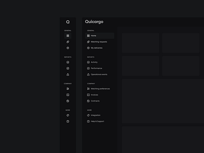 Dashboard - navigation dark mode dark sidebar dark theme dashboard menu nav navigation product design side menu sidebar sidenav ui ui design user interface web app web application