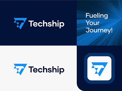 Techship - T + rocket, spaceship startup logo design agency brand identity creative branding crypto graphic design growth logo logo design logos logotype minimalist logo modern logo rocket logo design smart logo startup logo symbol t letter logo tech logo design typhography visual identity web3