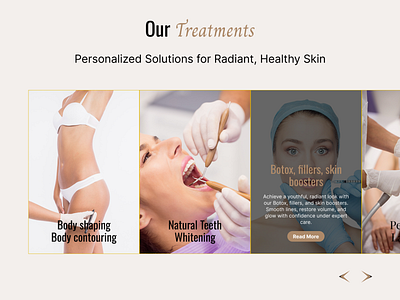 ✨ Elevating Beauty with Personalized Treatments – UI/UX for a Lu aestheticclinic beautyclinic creativedirection designinspiration dribbble figma linkedindesign luxuryaesthetics minimaldesign skincare uiux userexperience webdesign