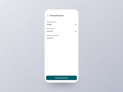Change Password Mobile App Ui app cange password interface change password change password app change password dashboard change password design change password details change password experience change password mobile change password option change password page change password screen change password setting change password ui change password view design mobile screen ui