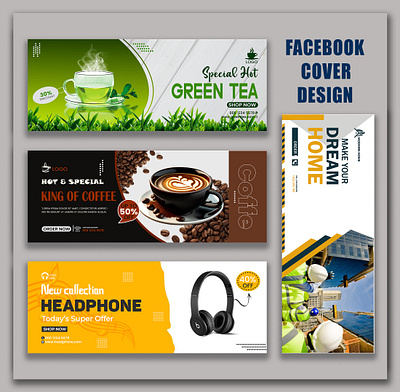 Facebook Cover Design branding coverdesign design facebookcover flyer graphic design illustration logo manipulation motion graphics ui vector