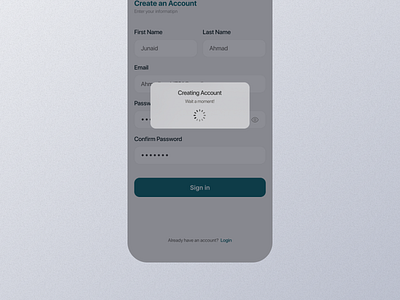 Create Account Mobile App Ui app create accont create account app create account dashboard create account design create account details create account experience create account interface create account mobile create account option create account page create account screen create account setting create account ui create account view create account widget design mobile screen ui