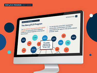 Rebrand New gTLD Program for ICANN branding campaigns graphic design illustrations infographics logo presentations