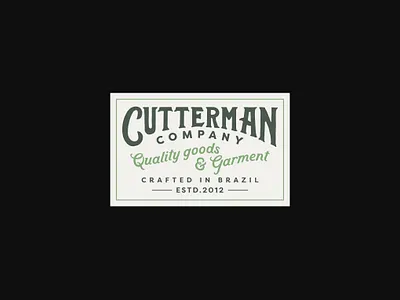 Summer label 24 for Cutterman. apparel badge design graphic design illustration lettering t shirt