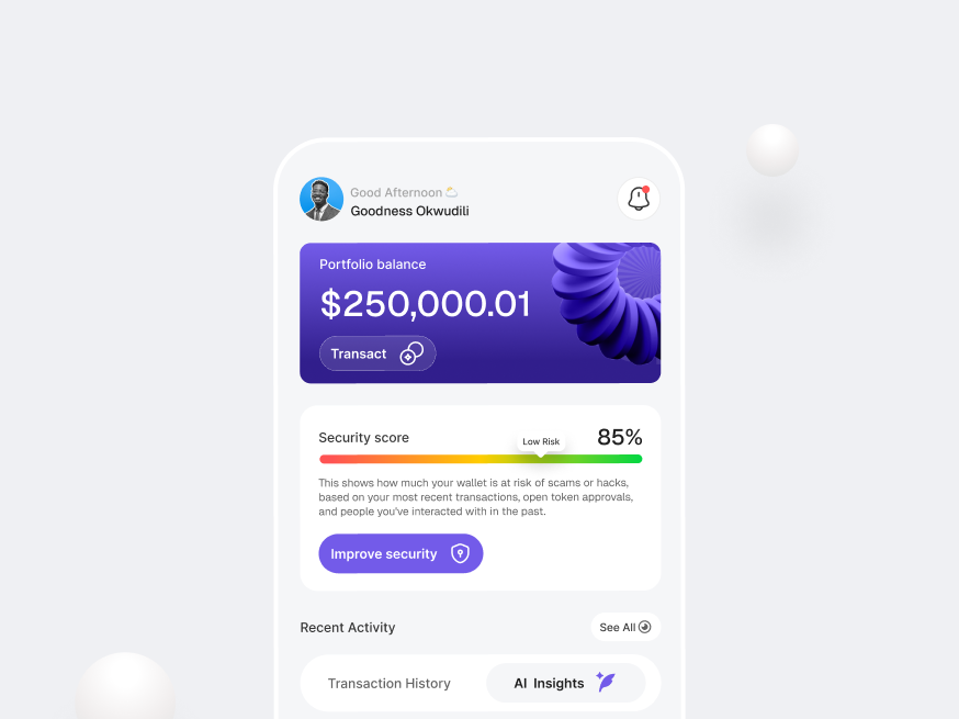 Aether, Crypto investment mobile application. ai ai features artificial intelligence blockchain clean design cryptocurrency defi design mobile app product design ui user experience user interface ux web3