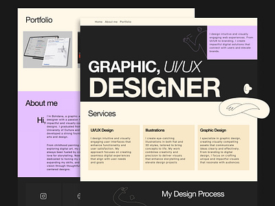 Website Portfolio Graphic UI/UX Designer bestshots branding creativity design process designer dribbbles figma figma design framer framer design freelancer good result graphic design illustrations logo portfolio ui uiux ukraine website