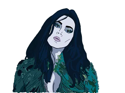 Rio Portrait Illustration from Agatha All Along agatha all along agatha harkness comic art digital art illustration portrait rio