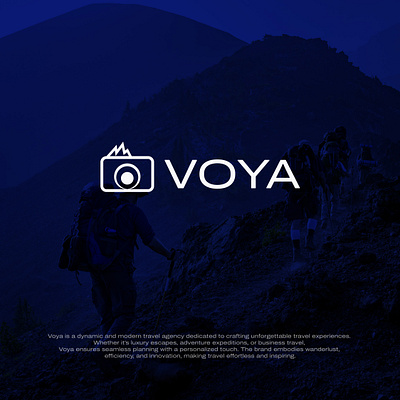 voya travel agency logo, brand identity brand identity branding creative design disney explore familyvacation graphic design logo logo design modern nature tour travel agency travel logo travelagentlife traveler travelplanner traveltips trip