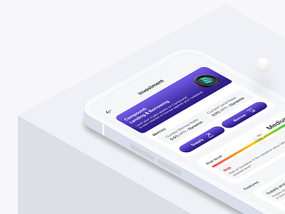 Aether Crypto wallet investment screen ai ai insights artificial intelligence crypto cryptocurrency design ui user experience user interface ux web3