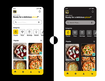 Pizza Delivery App UI Design | Seamless Ordering Experience branding graphic design ui