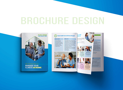 Health Care Brochure Design book design brochure design case study ebook epk flyer graphic design lead magnet print product catalogue vector white paper