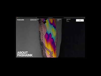 PashaInk [About] 3d art direction branding design editorial figma minimal motion design motion graphics tattoo typography ui ui design ui ux uidesign uxui web design webdesign webflow website