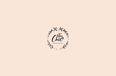 Très Chic – Fashion Boutique Logo Design (Unused for Sale) branding graphic design logo