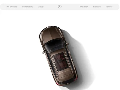 Mercedes SUV Web Design Concept animation design motion typography ui uxdesign webdesign