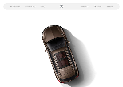 Mercedes SUV Web Design Concept animation design motion typography ui uxdesign webdesign