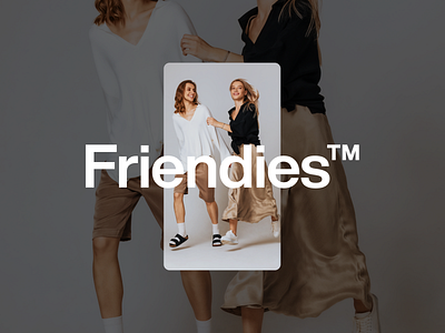 Friendies™ Concept branding minimal design swiss design typography ui ui design visual design web design