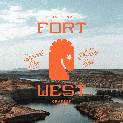 Fort West - Primary Logo branding graphic design illustration logo