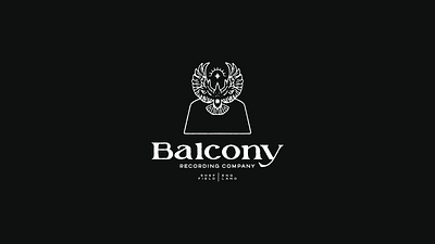 Balcony Recording Company - Logo System branding illustration logo