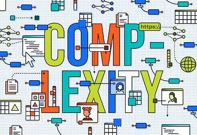 Low code, no code, and everything in between code illustration illustrator low code vector