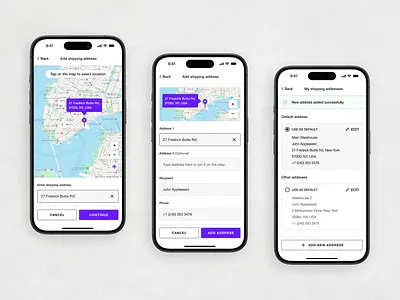 Shipping Origin Selection UI - Mobile app addressselection cleandesign dailyui delivery dribbble ecommerce logistics minimal mobileapp mobileui modernui settingsui shipping ui uidesign userexperience userinterface ux uxdesign uxinspiration