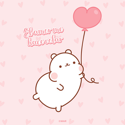 El amor me hace volar character design cute graphic design illustration illustratormar kawaii luckythecuy san valentin valentines