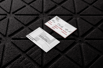 Infrastructure Business Card Mock-Up branding design graphic design illustration logo typography