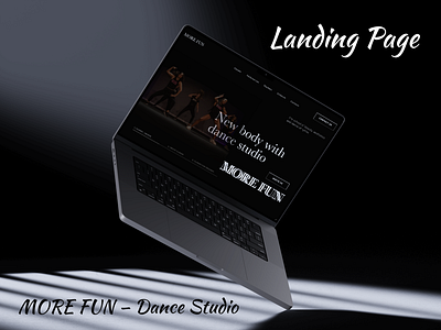 Landing Page More fun design figma landing photoshop tekst typography ui ux