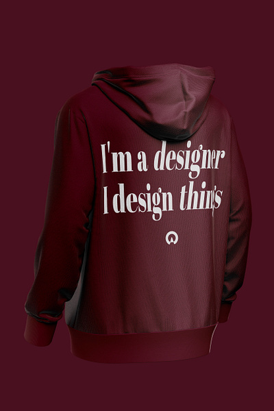 I'm A Designer graphic design mockup typography