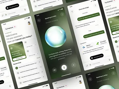 AI Assistant Mobile App ai ai assistant ai mobile app design mobile app mobile app design ui ux