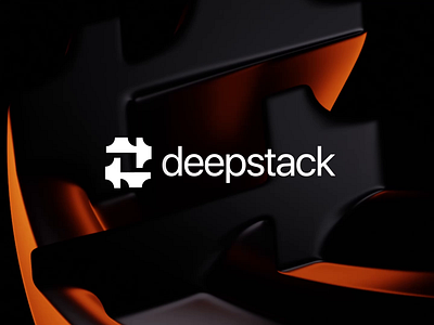 Deepstack : Generative AI - Logo Animation 3d 3d animation abstract logo ai ai branding animation artificial intelligence brand branding clean generative ai logo logo animation logo design logogram logomark motion graphics visual identity web3