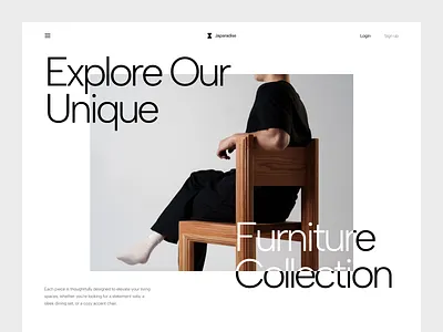 Japaradise - Furniture Landing Page clean ecommerce furniture furniture landing page furniture website landing page onlineshop shop shop web ui web design website wood