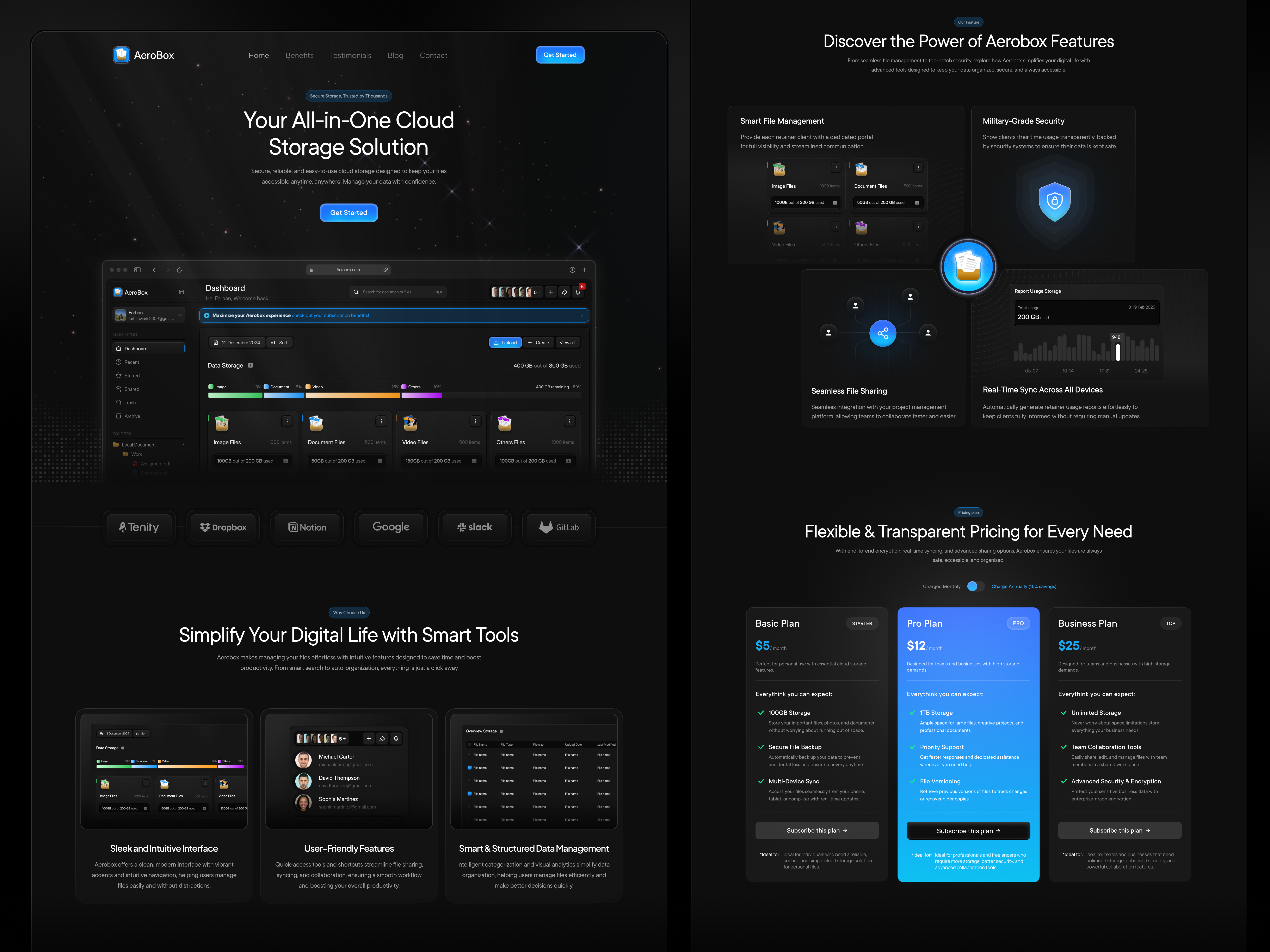 Example of Mvp Design Service Website & Dashboard 