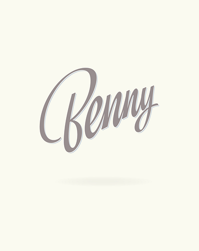 Benny benny cat design font lettering letters logo type typeface typography