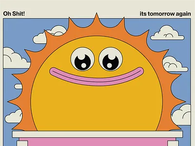 Rise and Shine design illustration typography