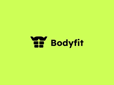 Bodyfit modern fitness logo| gym center| fitness center bodyfit business logo creative design fitness center fitness logo fitness lover graphic design gym gym center healthcare icon design logo design logo designer logo mark logofolio minimal minimalist modern logo unique